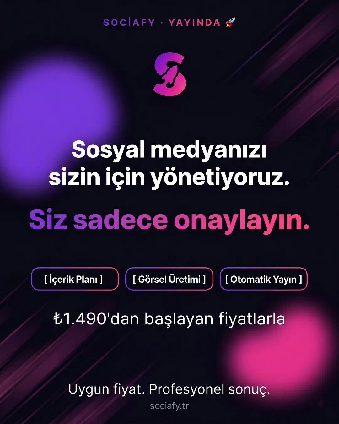 Sociafy sosyal medya içerik tasarımı — referans 7